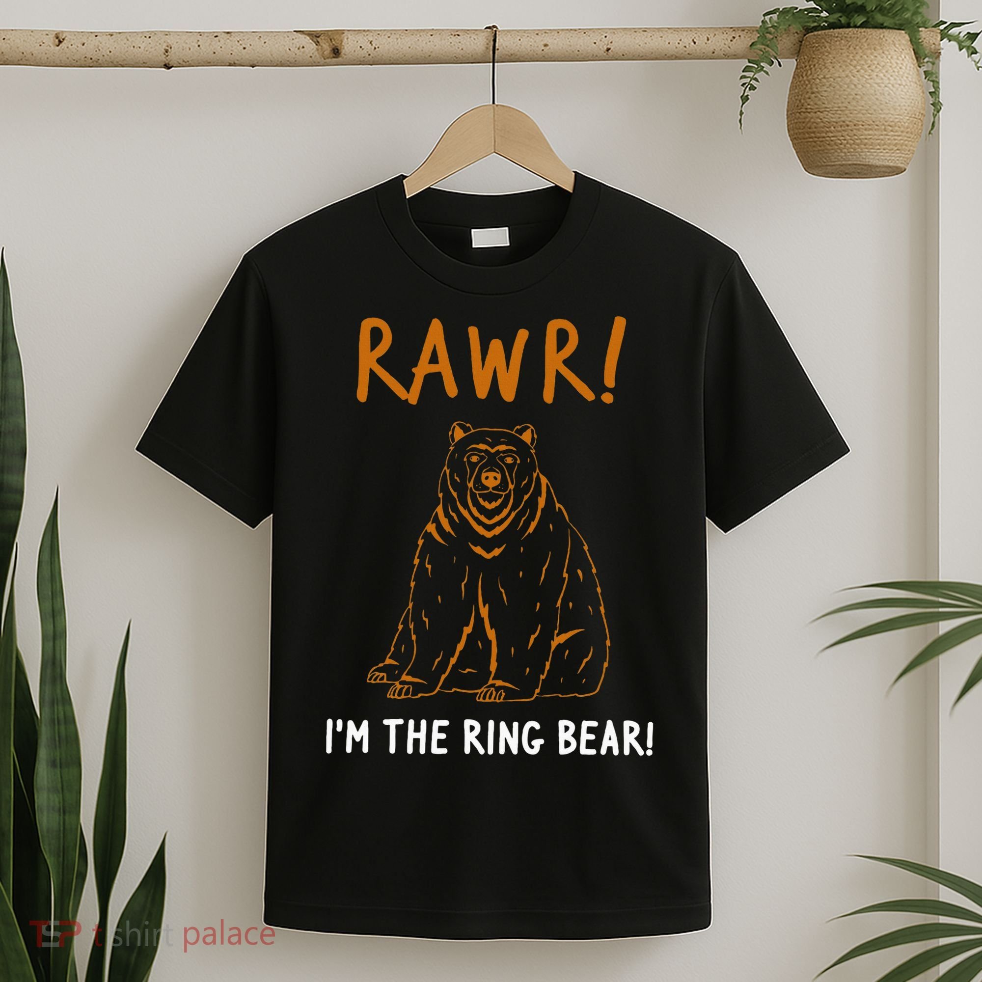 Rawr! IM The Ring Bear Ring Bearer Wedding Event T-Shirt