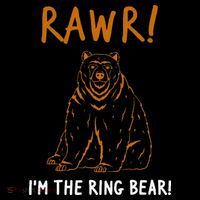 Rawr! IM The Ring Bear Ring Bearer Wedding Event Bucket Hat thumb 4