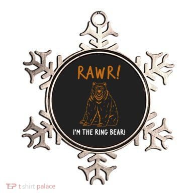 Rawr! IM The Ring Bear Ring Bearer Wedding Event Ornament