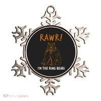 Rawr! IM The Ring Bear Ring Bearer Wedding Event Ornament thumb 0