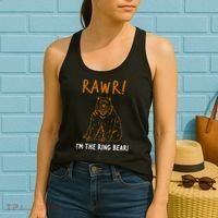 Rawr! IM The Ring Bear Ring Bearer Wedding Event Women's Tank Top thumb 2