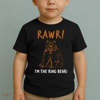 Rawr! IM The Ring Bear Ring Bearer Wedding Event Toddler T-Shirt thumb 2