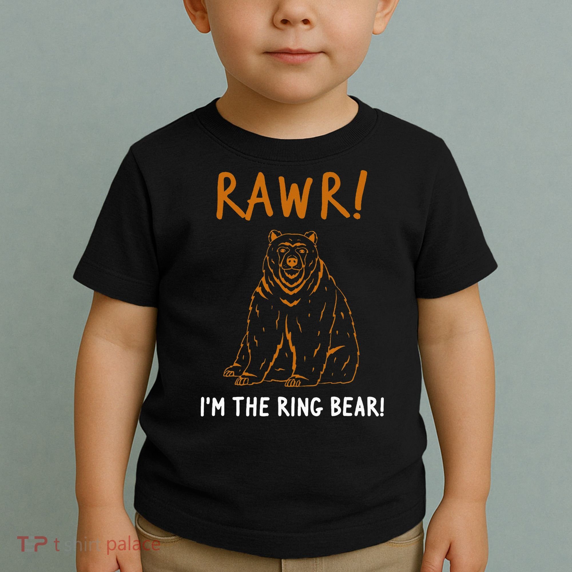 Rawr! IM The Ring Bear Ring Bearer Wedding Event Toddler T-Shirt