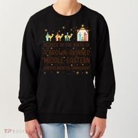 Rejoice In The Birth Of A Brown Skinned Christmas Women's Sweatshirt thumb 0