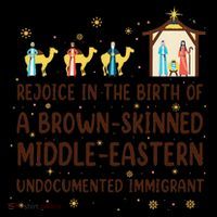 Rejoice In The Birth Of A Brown Skinned Christmas Coffee Mug thumb 5