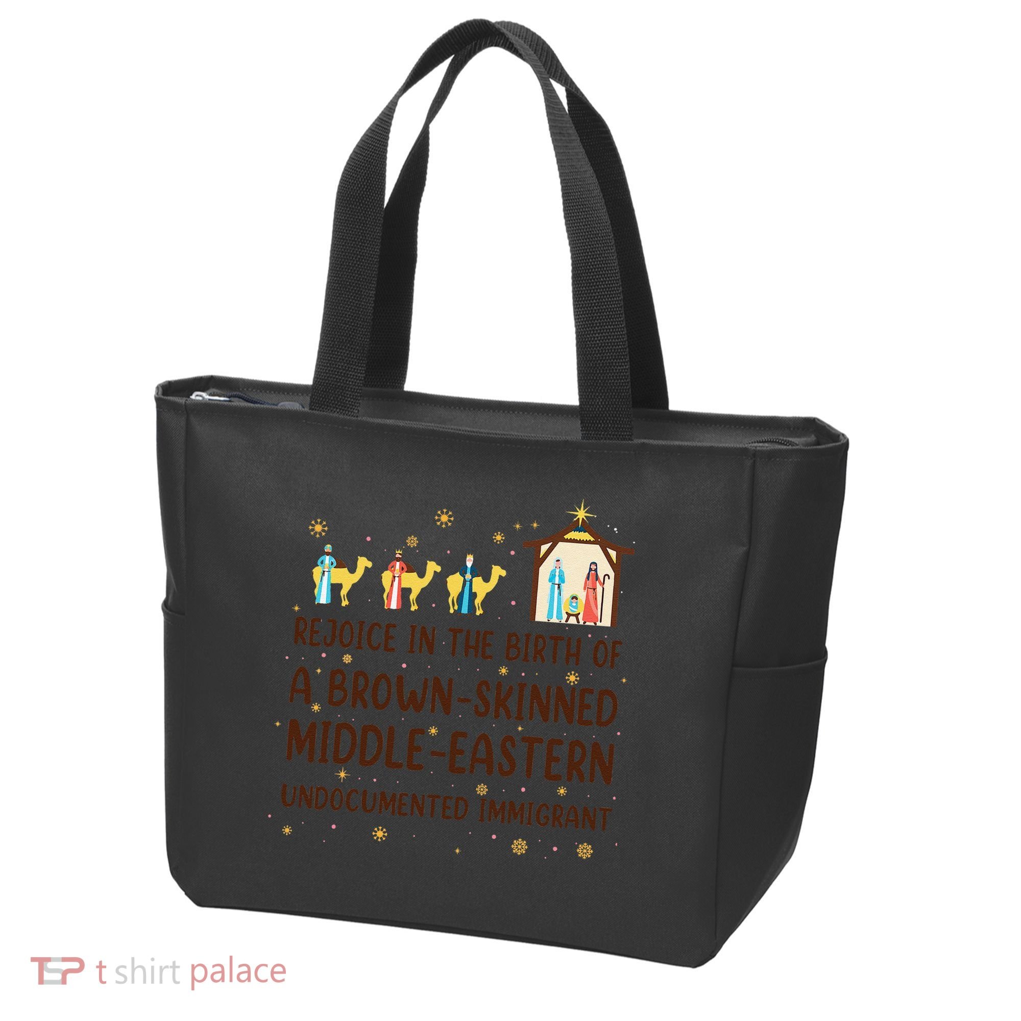 Rejoice In The Birth Of A Brown Skinned Christmas Tote Bag