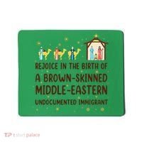 Rejoice In The Birth Of A Brown Skinned Christmas Mousepad thumb 0