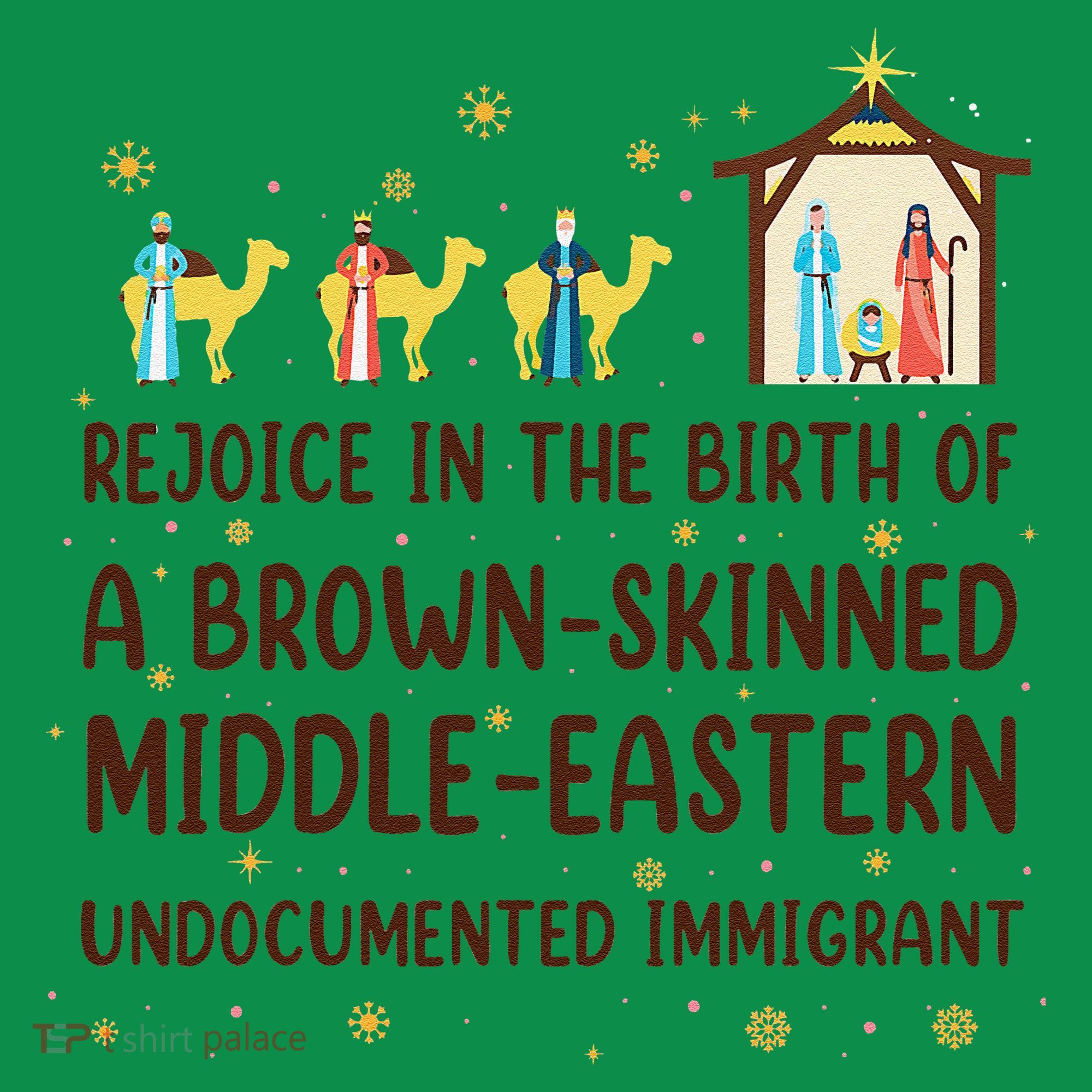 Rejoice In The Birth Of A Brown Skinned Christmas Mousepad