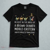 Rejoice In The Birth Of A Brown Skinned Middle Eastern  T-Shirt thumb 5