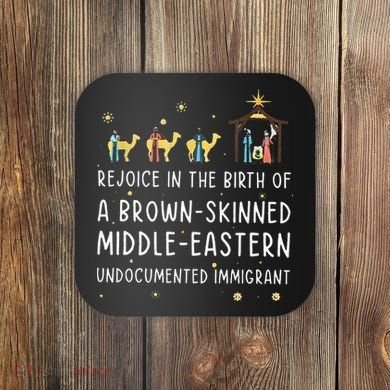 Rejoice In The Birth Of A Brown Skinned Middle Eastern  Coaster