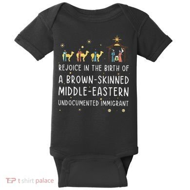Rejoice In The Birth Of A Brown Skinned Middle Eastern  Baby Bodysuit