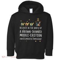 Rejoice In The Birth Of A Brown Skinned Middle Eastern  Toddler Hoodie thumb 0