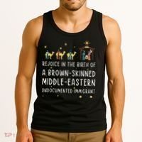 Rejoice In The Birth Of A Brown Skinned Middle Eastern  Tank Top thumb 3