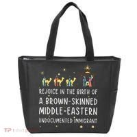 Rejoice In The Birth Of A Brown Skinned Middle Eastern  Tote Bag thumb 0