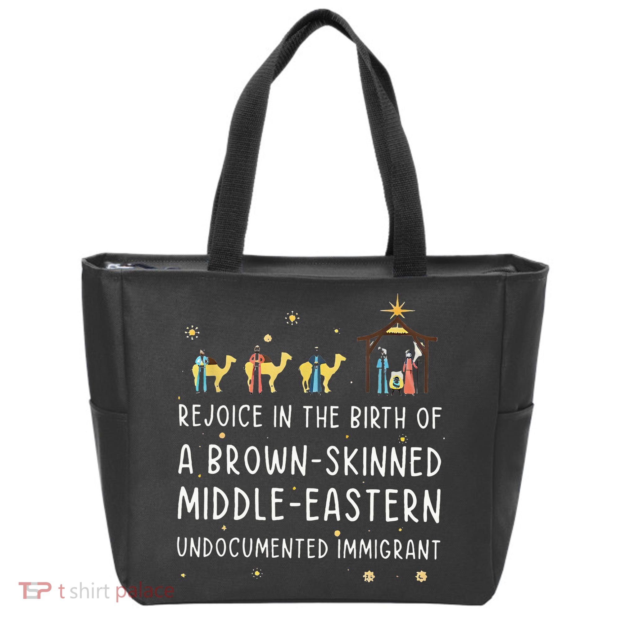 Rejoice In The Birth Of A Brown Skinned Middle Eastern  Tote Bag