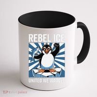 Rebel Ice United We Waddle Flippers Up I Stand With Coffee Mug thumb 1