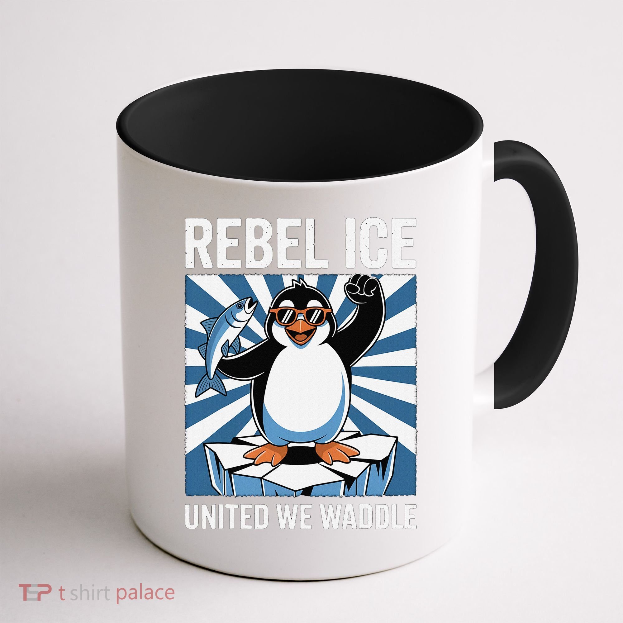 Rebel Ice United We Waddle Flippers Up I Stand With Coffee Mug