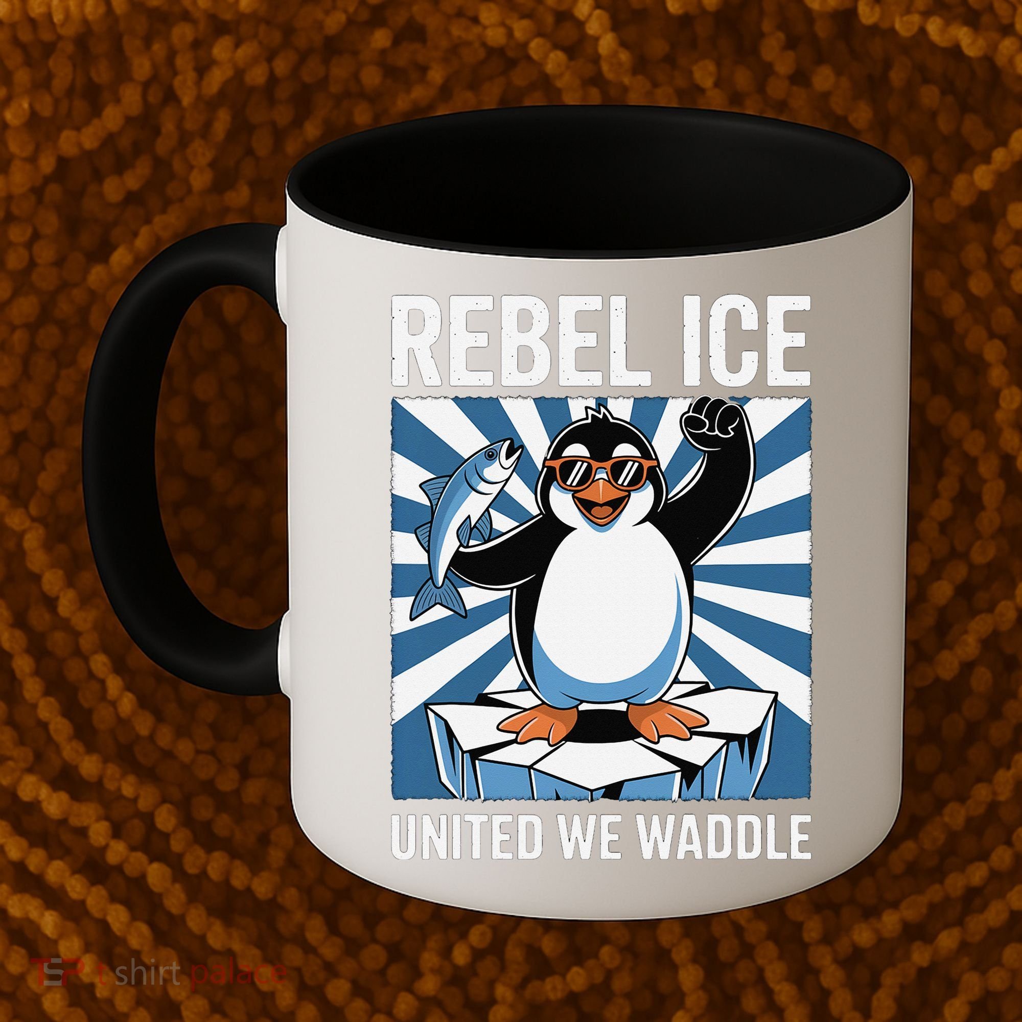 Rebel Ice United We Waddle Flippers Up I Stand With Coffee Mug