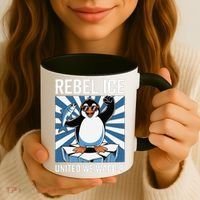 Rebel Ice United We Waddle Flippers Up I Stand With Coffee Mug thumb 3