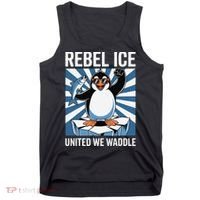 Rebel Ice United We Waddle Flippers Up I Stand With Tank Top thumb 0