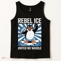 Rebel Ice United We Waddle Flippers Up I Stand With Tank Top thumb 2