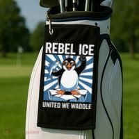 Rebel Ice United We Waddle Flippers Up I Stand With Golf Towel thumb 2