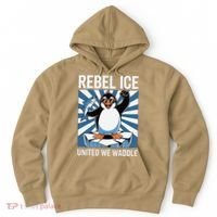 Rebel Ice United We Waddle Flippers Up I Stand With Hoodie thumb 0