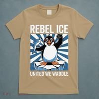 Rebel Ice United We Waddle Flippers Up I Stand With T-Shirt thumb 5