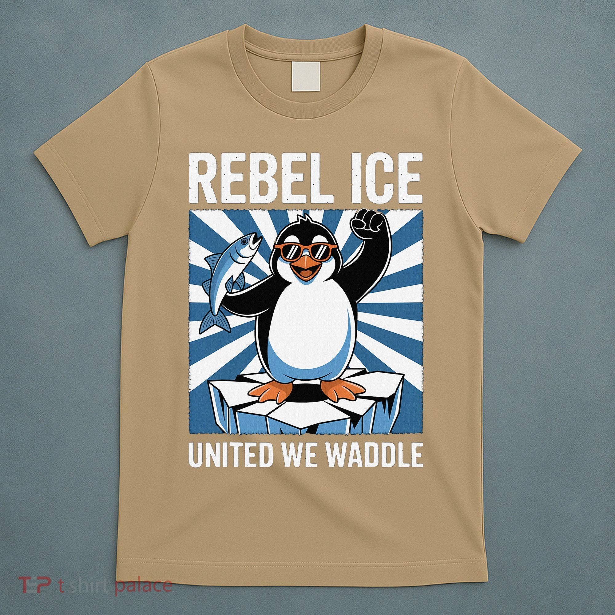 Rebel Ice United We Waddle Flippers Up I Stand With T-Shirt