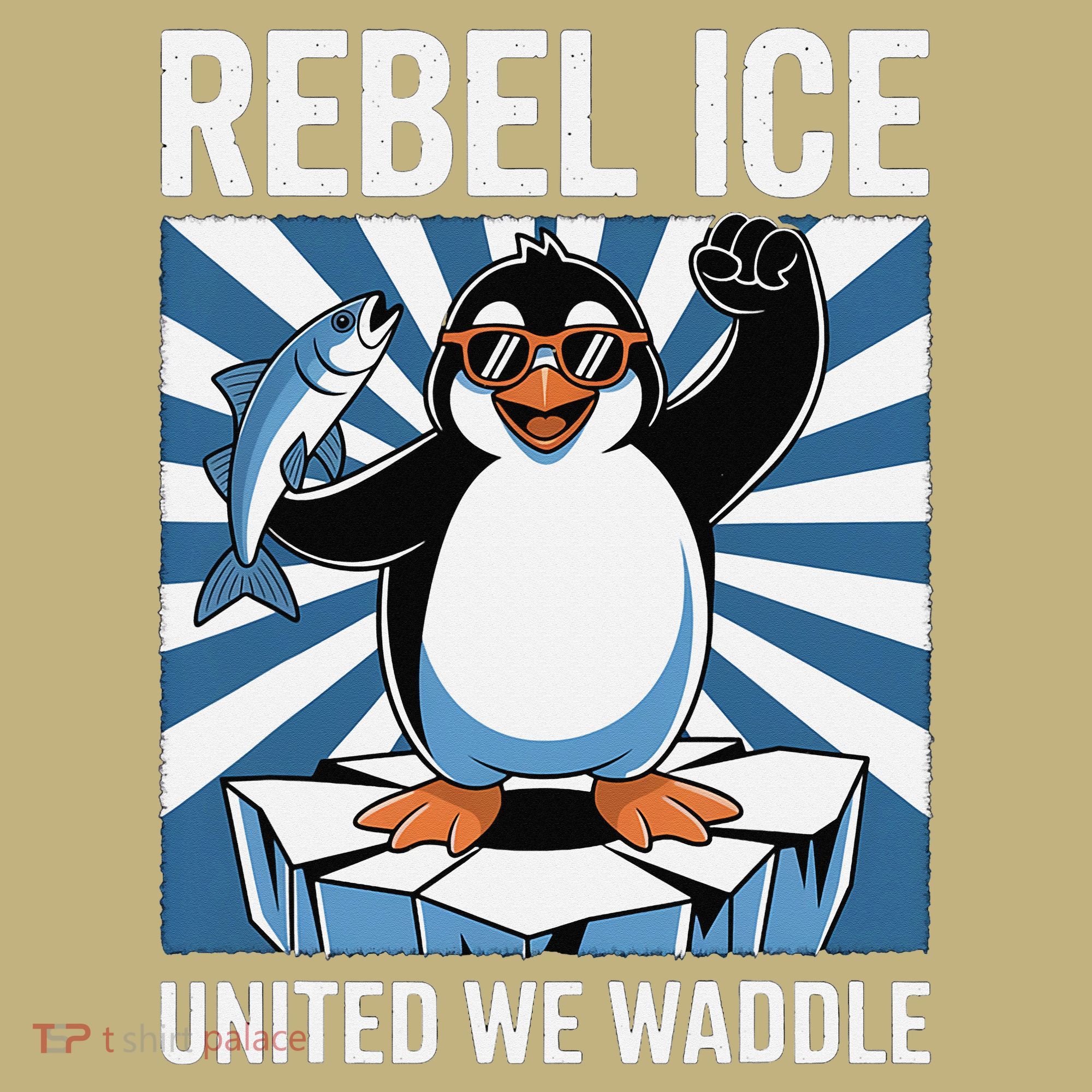 Rebel Ice United We Waddle Flippers Up I Stand With T-Shirt