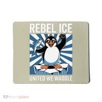 Rebel Ice United We Waddle Flippers Up I Stand With Mousepad thumb 0