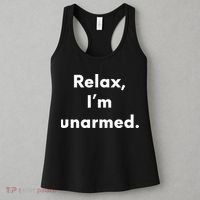 Relax I’M Unarmed Funny Amputee Women's Tank Top thumb 3