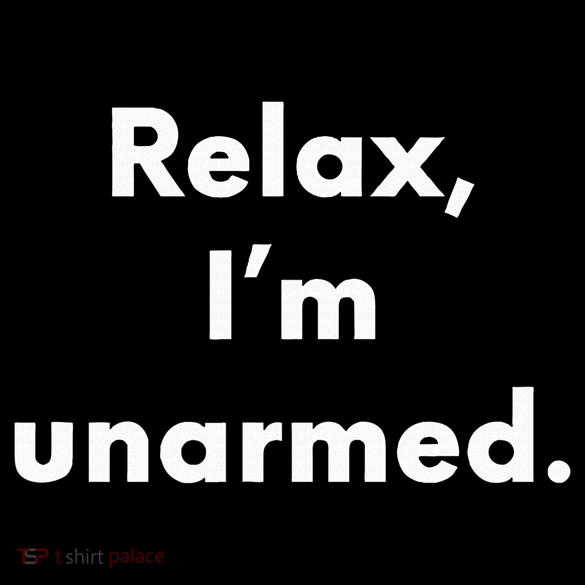 Relax I’M Unarmed Funny Amputee Baby Bodysuit