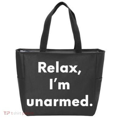 Relax I’M Unarmed Funny Amputee Tote Bag