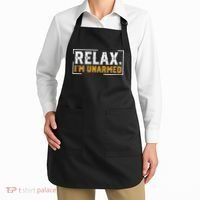 Relax I’M Unarmed Funny Hand Amputee Apron thumb 2
