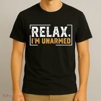 Relax I’M Unarmed Funny Hand Amputee T-Shirt thumb 3