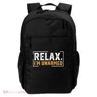 Relax I’M Unarmed Funny Hand Amputee Backpack thumb 0