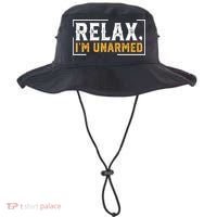 Relax I’M Unarmed Funny Hand Amputee Bucket Hat thumb 0