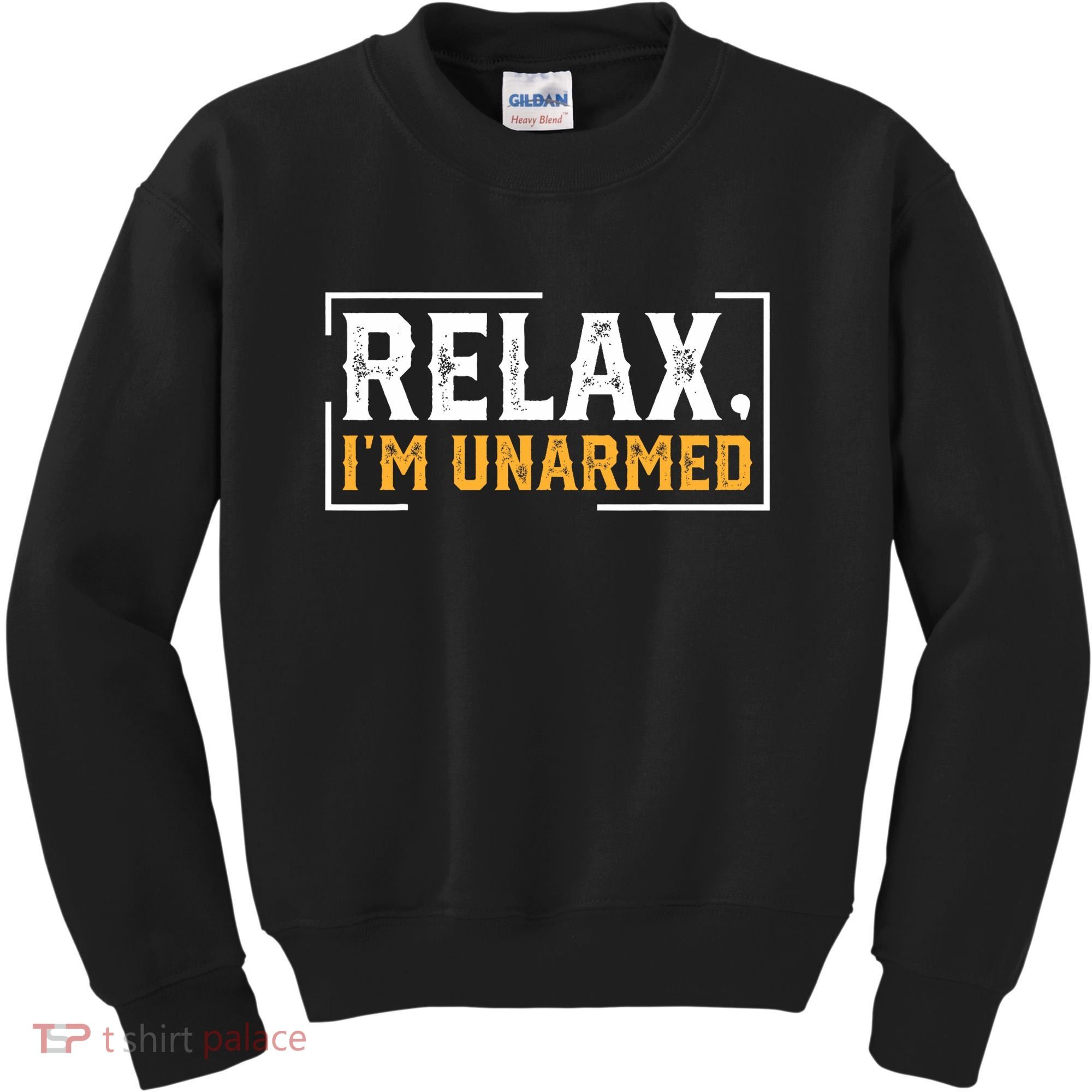 Relax I’M Unarmed Funny Hand Amputee Kids Sweatshirt