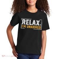 Relax I’M Unarmed Funny Hand Amputee Kids T-Shirt thumb 2