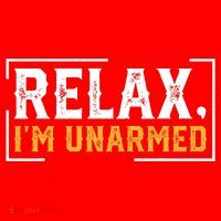 Relax I’M Unarmed Funny Hand Amputee Santa Hat thumb 1