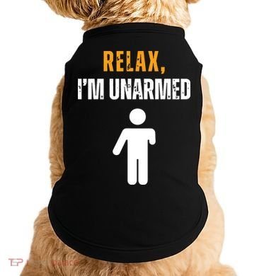Relax Im Unarmed Funny Hand Amputee Doggie Tank