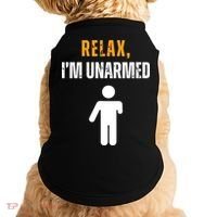 Relax Im Unarmed Funny Hand Amputee Doggie Tank thumb 0