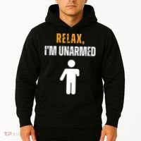 Relax Im Unarmed Funny Hand Amputee Hoodie thumb 2