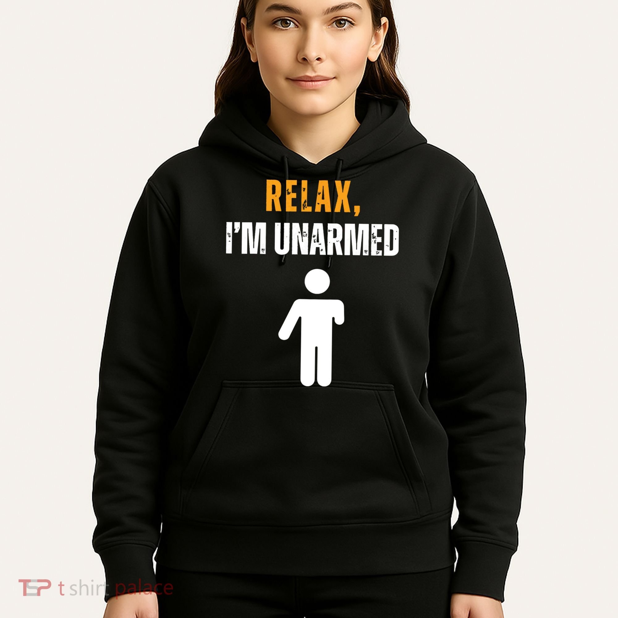 Relax Im Unarmed Funny Hand Amputee Hoodie