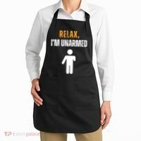 Relax Im Unarmed Funny Hand Amputee Apron thumb 2