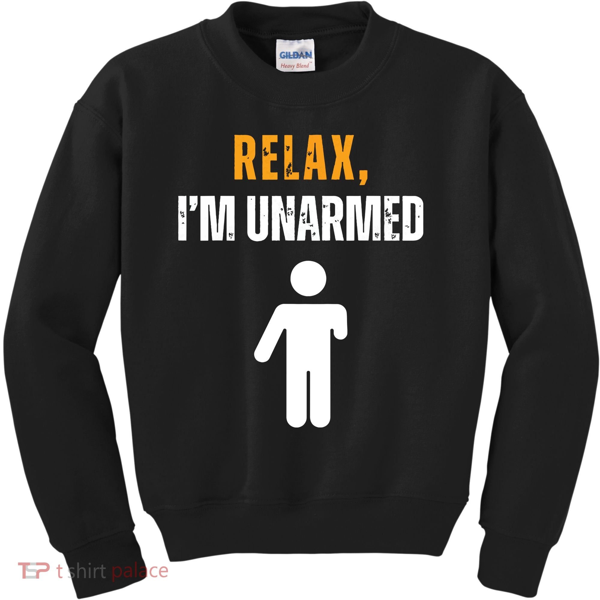Relax Im Unarmed Funny Hand Amputee Kids Sweatshirt