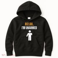 Relax Im Unarmed Funny Hand Amputee Kids Hoodie thumb 0