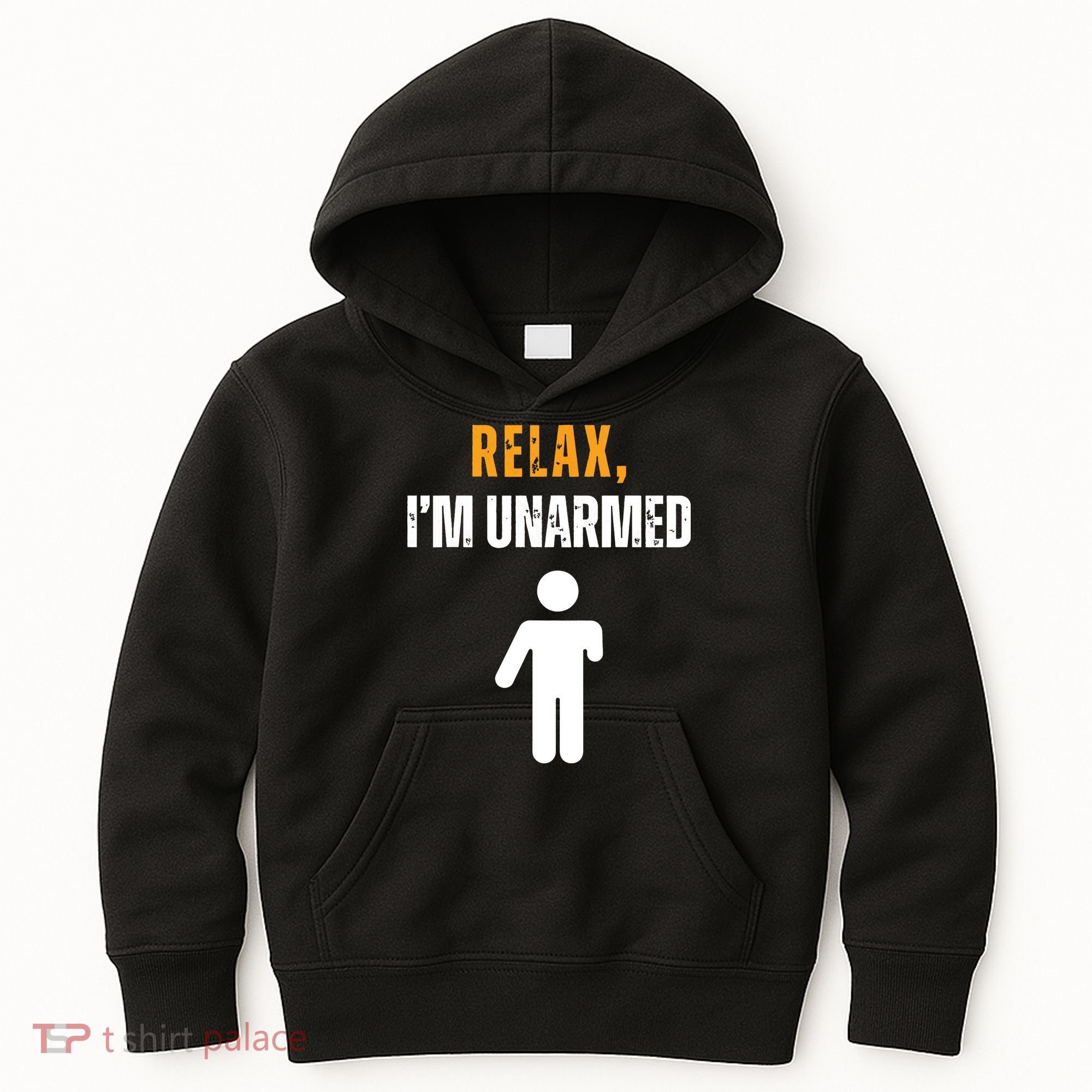 Relax Im Unarmed Funny Hand Amputee Kids Hoodie