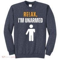 Relax Im Unarmed Funny Hand Amputee Sweatshirt thumb 0